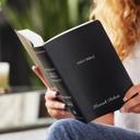  Custom NKJV Black Standard Size Personalized Holy Bible Small Print