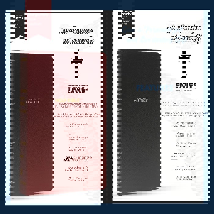 Custom NKJV Burgundy Standard Size Personalized Holy Bible Small Print