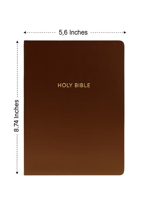 Custom NKJV Burgundy Standard Size Personalized Holy Bible Small Print
