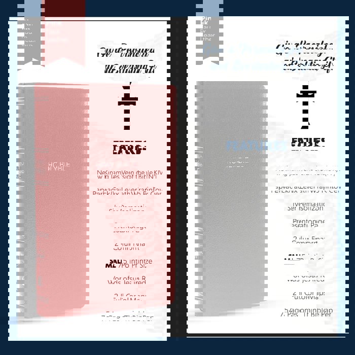 Custom NKJV Pink Standard Size Personalized Holy Bible Small Print