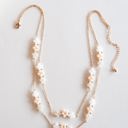  Justine Floral Beaded Necklace | Blush Layering Necklace