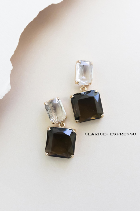 Espresso Gemstone Earrings Collection