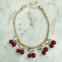  Cherries Jubilee Charm Necklace 