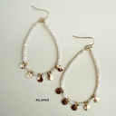  Teardrop Earrings Collection | Neutral Pearl and Crystal Dangle Earrings