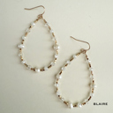  Teardrop Earrings Collection | Neutral Pearl and Crystal Dangle Earrings