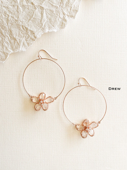 Blush Earring Collection | Pastel Pink Spring Earrings