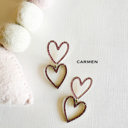 Carmen Valentine's Day Earrings | Heart Jewelry | Galentine's Gift 