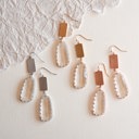  Charlize Clear Gemstone Dangle Earrings | 3 Colors