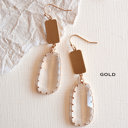  Charlize Clear Gemstone Dangle Earrings | 3 Colors