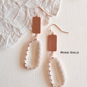  Charlize Clear Gemstone Dangle Earrings | 3 Colors