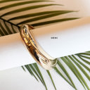  Artisan Gold Bangle Collection | Glossy Statement Metal Bracelets