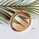  Artisan Gold Bangle Collection | Glossy Statement Metal Bracelets