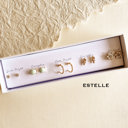  Boxed Stud Earrings Set | Gift Ready Dainty Stud Earrings