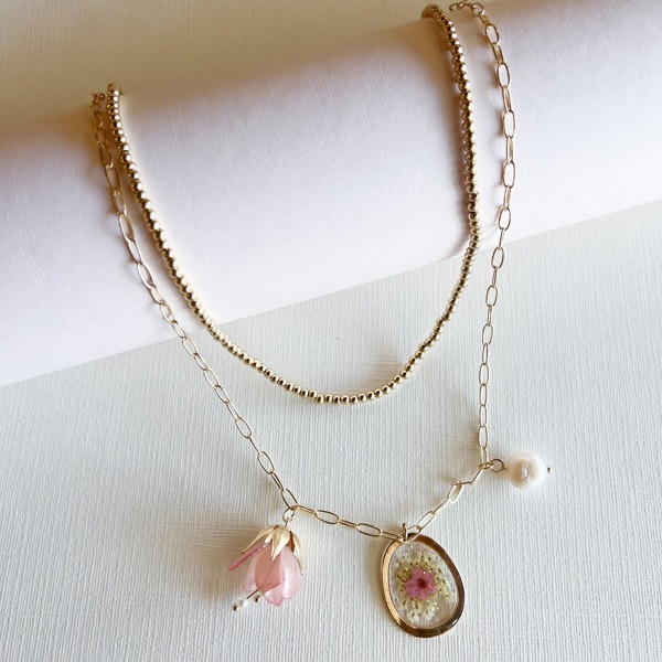 Esther Charm Necklace | Sentimental and Special Charm Jewelry Gift