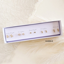  Boxed Stud Earrings Set | Gift Ready Dainty Stud Earrings