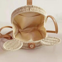  Rattan Mouse Shoulder Bag 