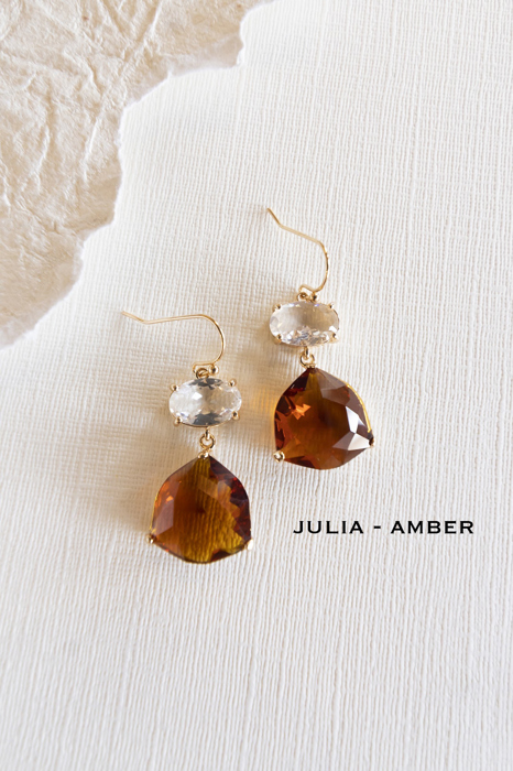 Espresso Gemstone Earrings Collection