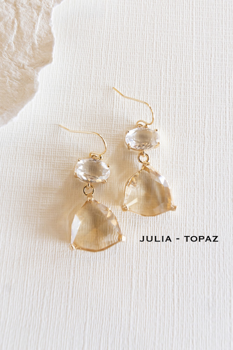 Espresso Gemstone Earrings Collection