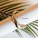  Artisan Gold Bangle Collection | Glossy Statement Metal Bracelets