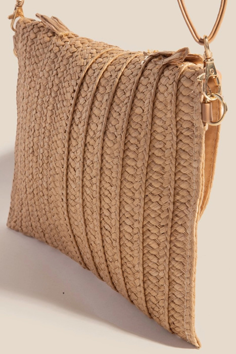 Kensey Rattan Envelope Clutch Bag