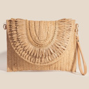  Kensey Rattan Envelope Clutch Bag