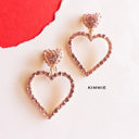  Valentines Day Earrings | Heart Jewelry | Galentines Gift | Sparkly Romantic Studs | Lover Era