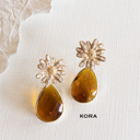  Espresso Gemstone Earrings Collection