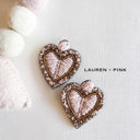 Lauren Valentine's Day Earrings | Heart Jewelry | Galentine's Gift 