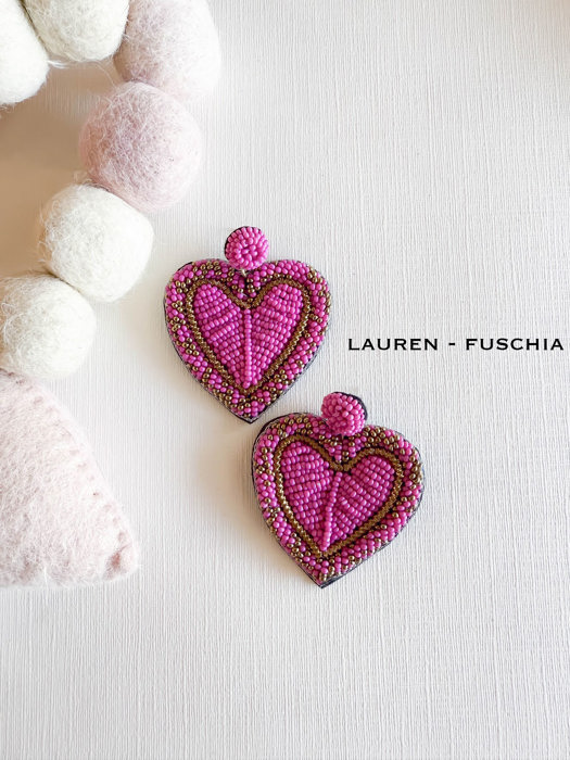 Valentine's Day Earrings | Heart Jewelry | Galentine's Gift 