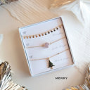  Christmas Boxed Necklace Sets | Delicate Layering Necklaces | Gift Ready Jewelry | Charm Necklaces