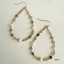  Teardrop Earrings Collection | Neutral Pearl and Crystal Dangle Earrings