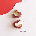  Valentines Day Earrings | Heart Jewelry | Galentines Gift | Sparkly Romantic Studs | Lover Era