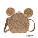  Rattan Mouse Shoulder Bag 