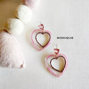 Monique Valentine's Day Earrings | Heart Jewelry | Galentine's Gift 