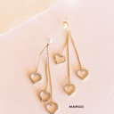  Neutral Valentine Earrings | Cream and Black Heart Earrings | Small Pearl Heart Hoops | Valentine's Day Gift