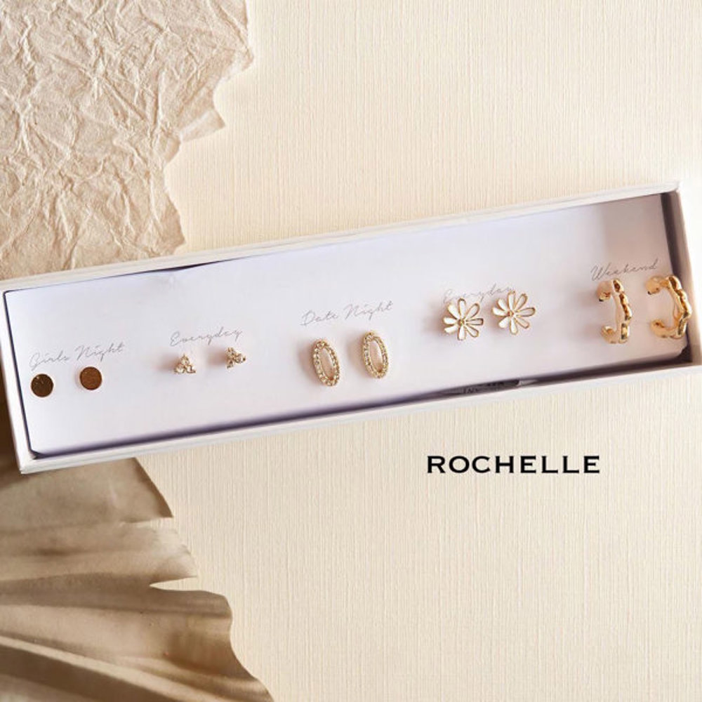 Boxed Stud Earrings Sets | Dainty Earrings Sets | Gift Ready Holiday Earring Sets