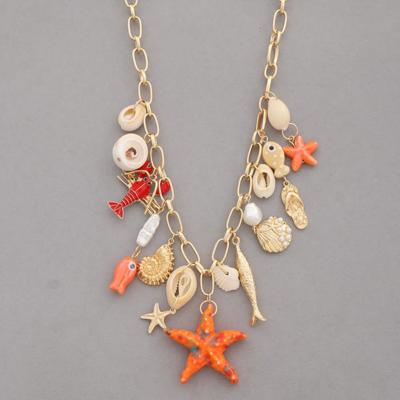 Sea Life Charm Necklace Collection