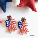  Patriotic 4th of July Party Earrings | Red White and Blue Earrings
