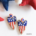  Patriotic 4th of July Party Earrings | Red White and Blue Earrings