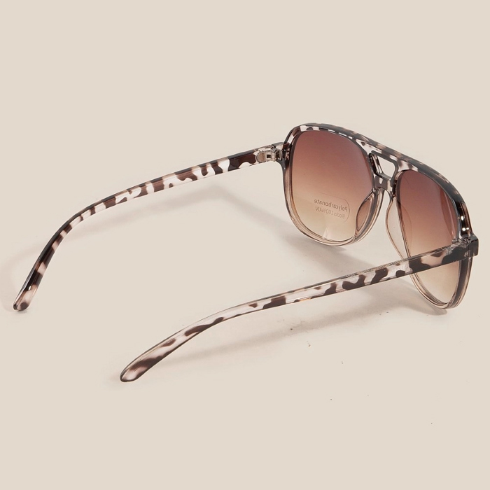 Angie Vintage Style Gradient Plastic Aviator Sunglasses
