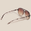  Angie Vintage Style Gradient Plastic Aviator Sunglasses
