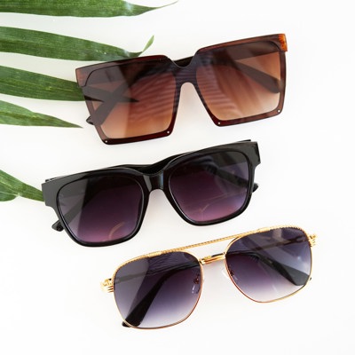 Sunglasses Bundle |  3 Pairs of Trendy Summer Sunnies