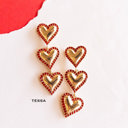  Valentines Day Earrings | Heart Jewelry | Galentines Gift | Sparkly Romantic Studs | Lover Era