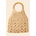  Tilly Boho Braided Wooden Handle Bag