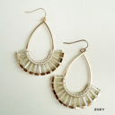  Teardrop Earrings Collection | Neutral Pearl and Crystal Dangle Earrings