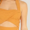  Ashlee Cut-Out Halter Mini Dress | Mandarin Orange Dress | Vacation Dress | Wedding Guest Dress