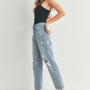  Blake High Rise Distressed Dad Jean | Denim | Wide Leg | Fall Jeans | Light Wash