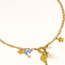  Brianna 18K Gold Shell Ceramic Charm Necklace | Women's Summer Accessories | Lead & Nickel Free | Hypoallergenic | Water Resistant