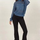  Brooke Star Pattern Open-Stich Sweater | Relaxed Fit Blue Women's Shirt | Open-Knit Sweater | Trendy Sweaters