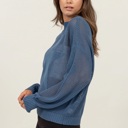  Brooke Star Pattern Open-Stich Sweater | Relaxed Fit Blue Women's Shirt | Open-Knit Sweater | Trendy Sweaters